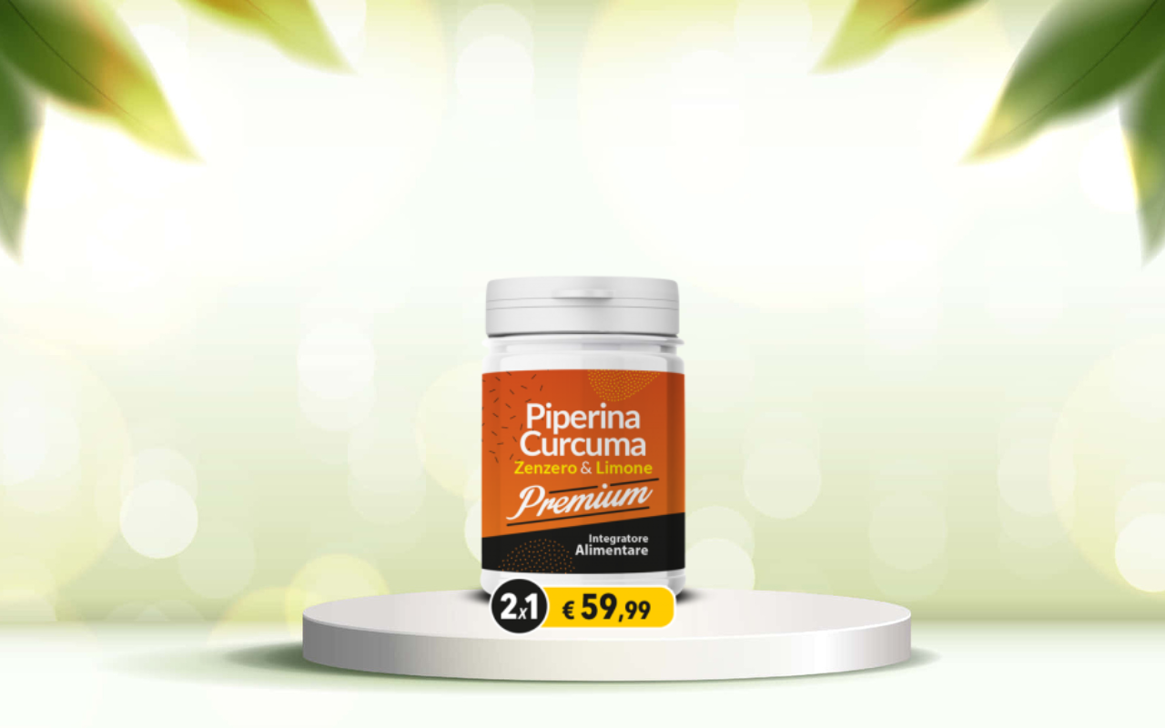 Piperina e curcuma premium: scopri il detox naturale per dimagrire e stare meglio
